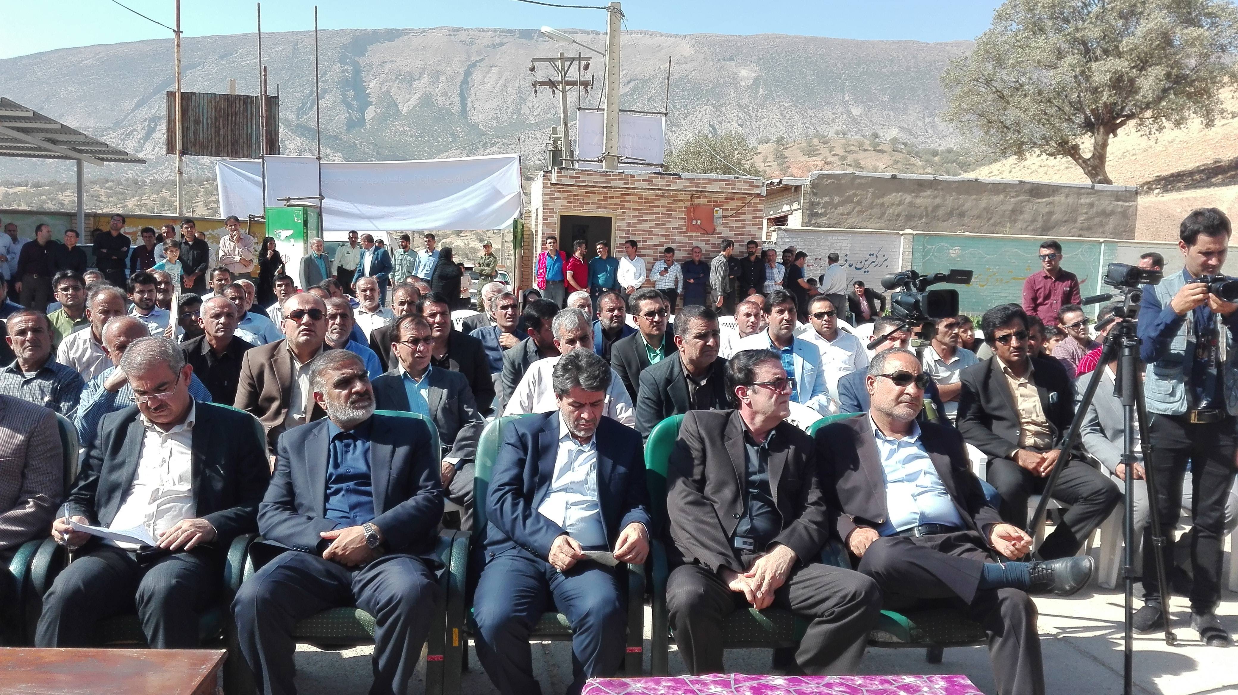 افتتاحیه گاز رسانی به قلعه رئیسی و دیشموک
