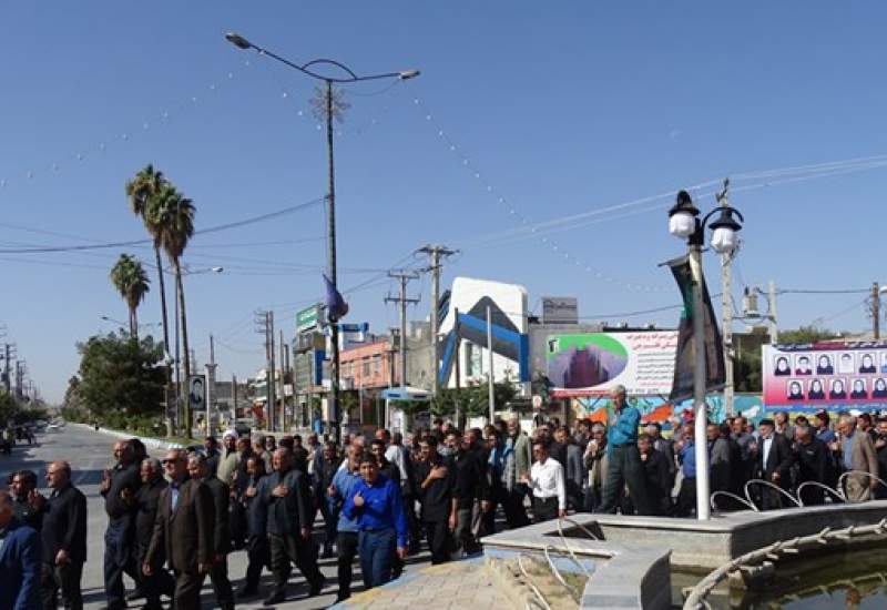 برگزاری مراسم اربعین حسینی در دهدشت(+تصاویر)