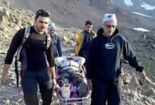 گرفتار شدن چوپان باشتی در ارتفاعات خان احمد