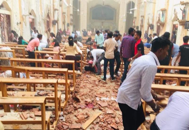 600 کشته و زخمی در انفجارهای سریلانکا