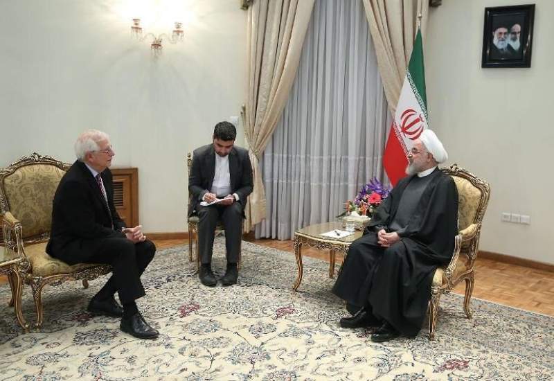 روحانی: ایران همچنان آماده تعامل و همکاری با اتحادیه اروپا برای حل و فصل مسایل است