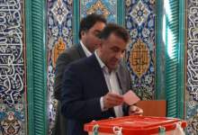 محمد بهرامی رای خود را به صندوق انداخت  <img src="https://cdn.kebnanews.ir/images/picture_icon.png" width="11" height="10" border="0" align="top">