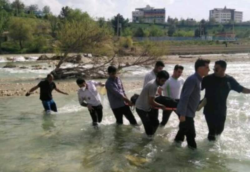 غرق شدن جوان ۳۳ ساله در رودخانه بشار