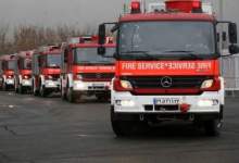استقرار ۶ تیم آتش نشانی شهرداری تهران در یاسوج