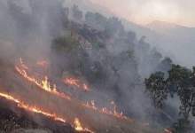 آتش سوزی در منطقه اسپر و دژسلیمان گچساران
