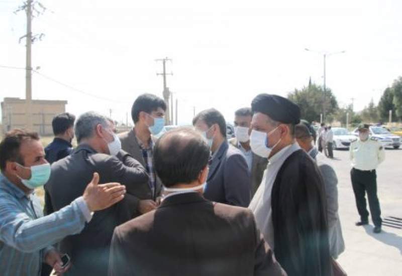 ( تصاویر ) بازدید معاون عمرانی وزیر و «موحد» از شهر دهدشت