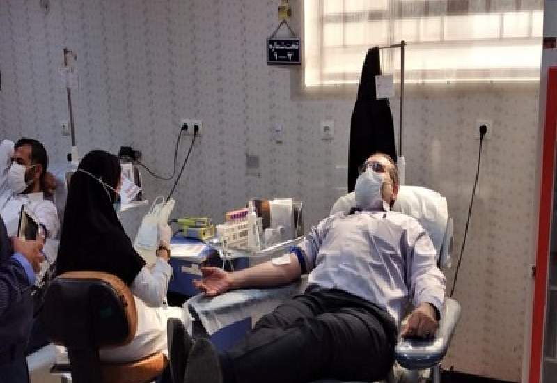 اهدای خون کارکنان کمیته امداد کهگیلویه و بویراحمد