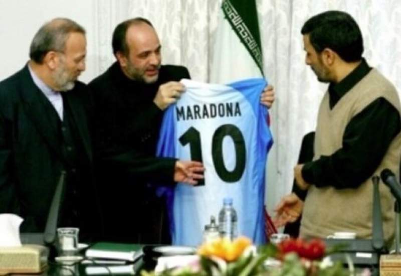 پیام سیاسی احمدی‌نژاد برای درگذشت مارادونا / مارادونا درباره احمدی‌نژاد چه گفت؟