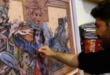 راه‌یابی اثر هنرمند کهگیلویه‌وبویراحمدی به نمایشگاه شاهنامه‌نگاری مشهد