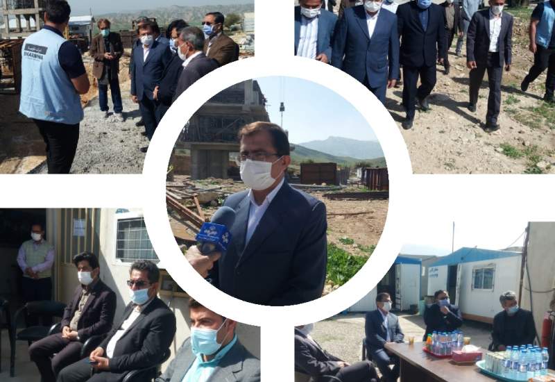بازدید نماینده نهاد ریاست جمهوری از کارخانه آهک هیدراته چرام+تصاویر