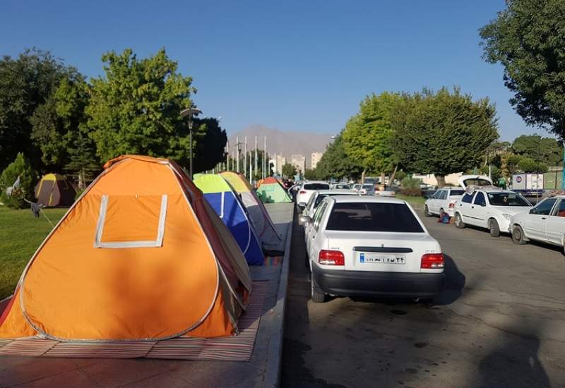 مرگ شش نفر در چادر مسافرتی