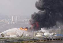 آتش‌سوزی در پالایشگاه نفت اسرائیل