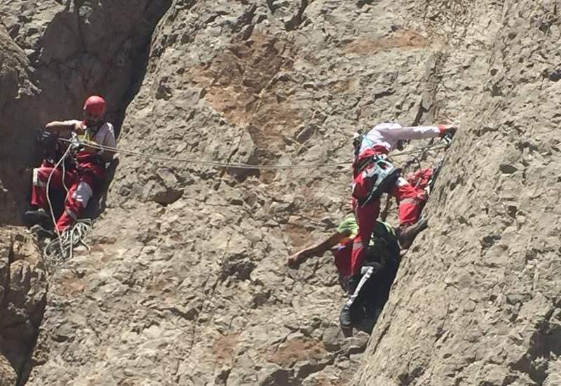 نجات جان ۲ کوهنورد در کوه‌های سی سخت