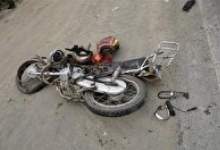 مرگ جوان لنده ای با موتورسیکلت