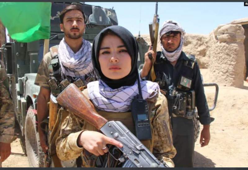 زنان افغان مسلح شدند