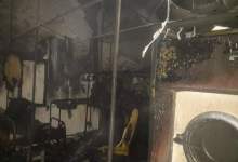 مهار آتش سوزی ۲ مغازه در یاسوج