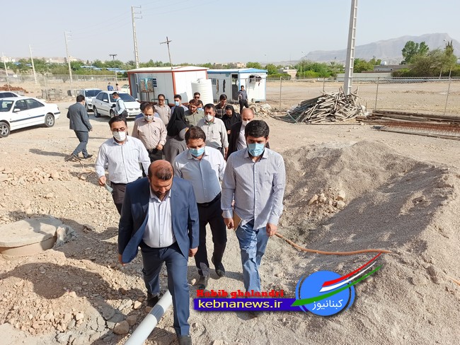 تصاویر بازدید سید ناصر حسینی پور از روند اجرای پروژه های بنیاد مسکن گچساران