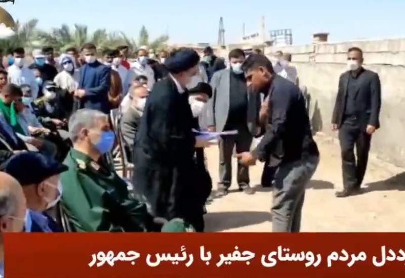 (ویدئو) سخنان پر درد و پر از کنایه جوان خوزستانی به رئیسی