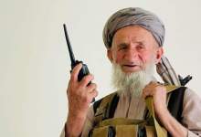 (عکس) پیرترین عضو مقاومت پنجشیر در جنگ با طالبان