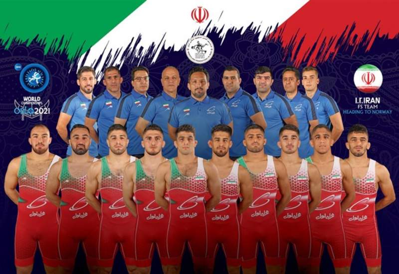 تیم کشتی آزاد ایران سوم جهان شد