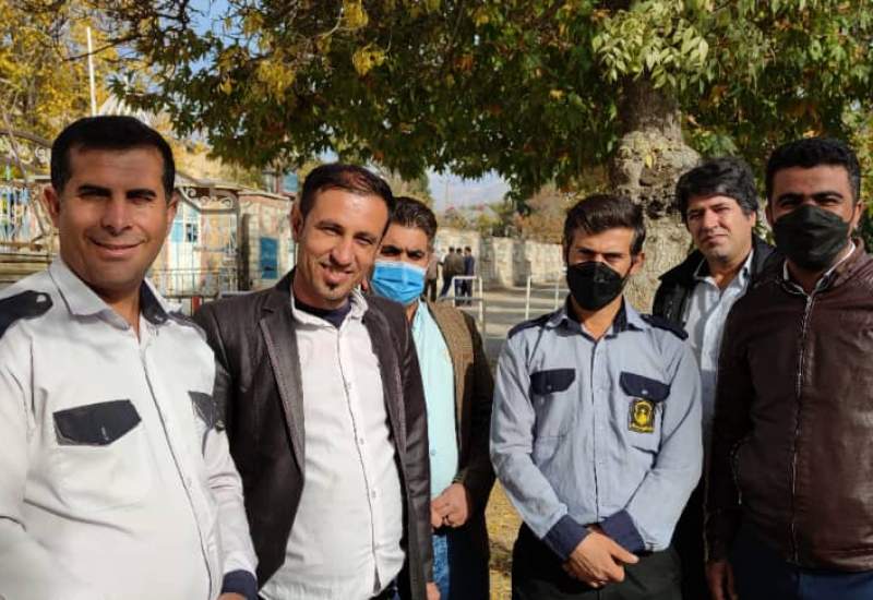 اعتراض نیروهای اخراج شده حفاظتی بانک ملی در استان کهگیلویه و بویراحمد