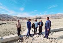 ساخت جدول هدایت سیلاب شالیزارهای پائین دست شهر چیتاب
