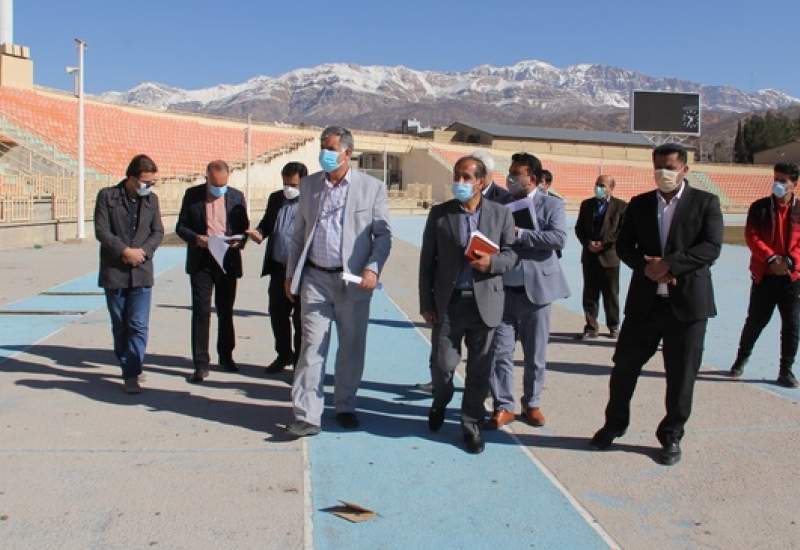بازدید مدیر کل دیوان محاسبات کهگیلویه وبویراحمد از اماکن ورزشی شهر یاسوج