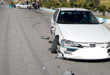 تصادف خودروی حامل افاغنه در محور یاسوج به اصفهان