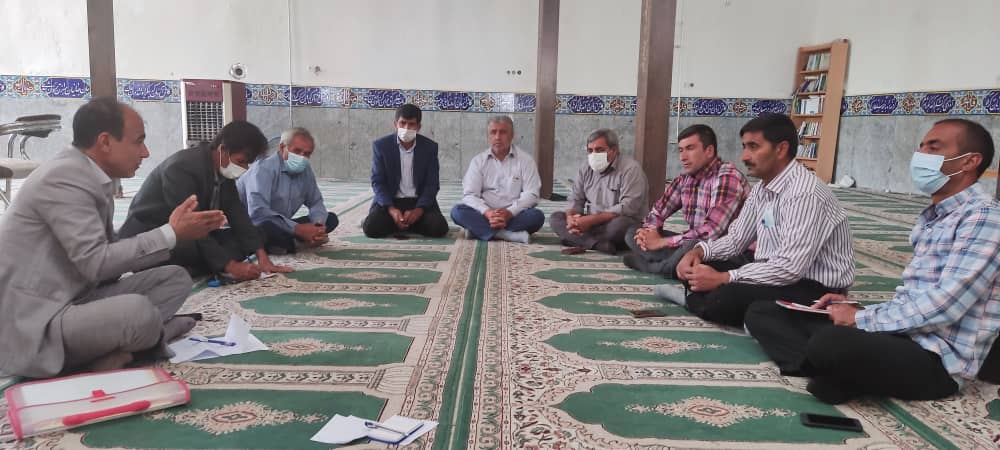 جلسه کارگروه مدیریت آب کشاورزی در مسجد جامع چیتاب برگزار شد