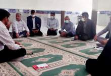 جلسه کارگروه مدیریت آب کشاورزی در مسجد جامع چیتاب برگزار شد