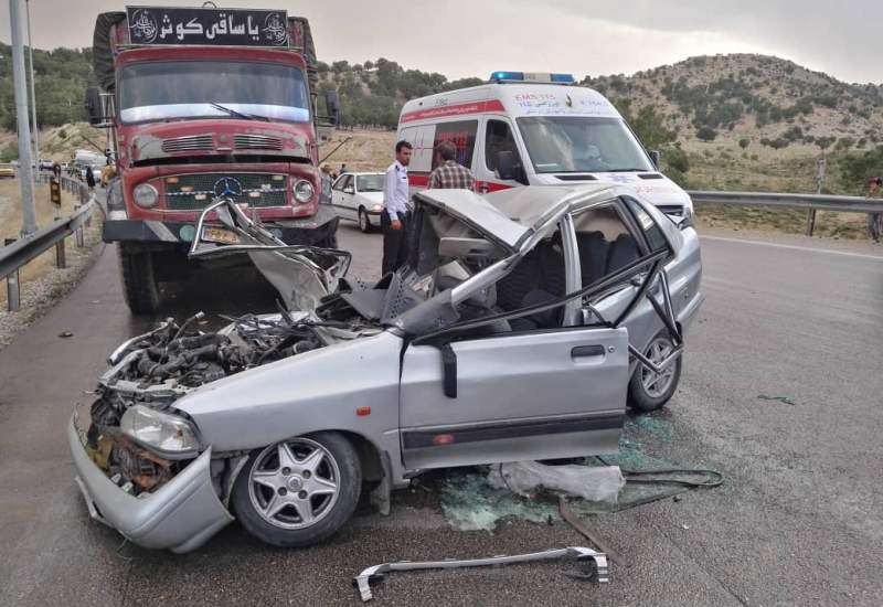 تصادفات وحشتناک در محور یاسوج اصفهان