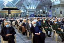 تصاویر احمدی نژاد، روحانی و لاریجانی در مراسم سالروز ارتحال امام(ره)