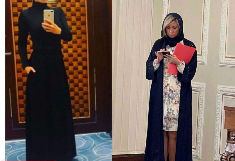 حجاب متفاوت دیپلمات زن روس در ایران و عربستان