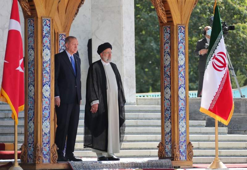 استقبال رسمی رئیسی از اردوغان + فیلم و عکس