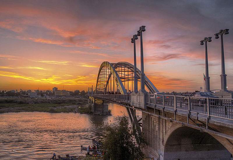 اولین پل معلق ایران در اهواز