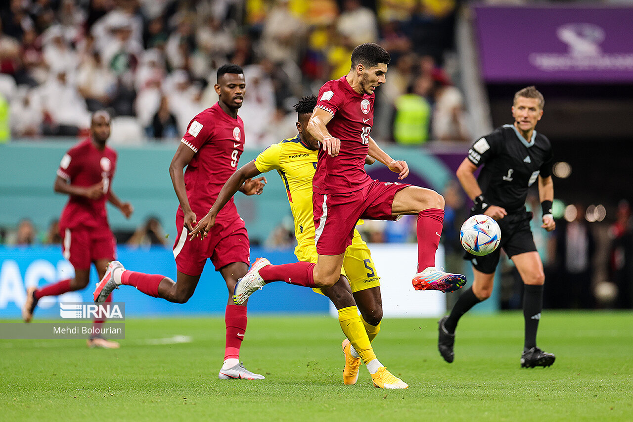بازی تیم ملی قطر و اکوادور
