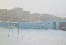 بارش برف مدارس برخی مناطق شهرستان بویراحمد را تعطیل کرد
