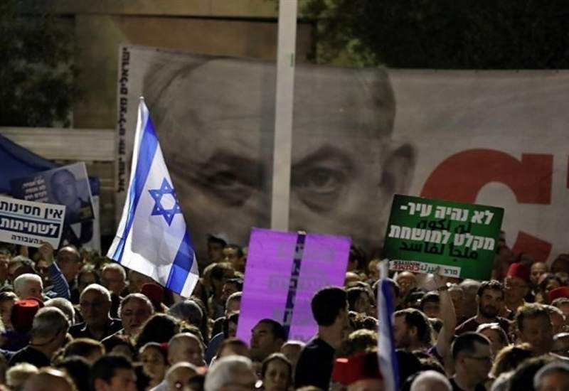 خیزش ۱۰۰ هزار نفره علیه نتانیاهو
