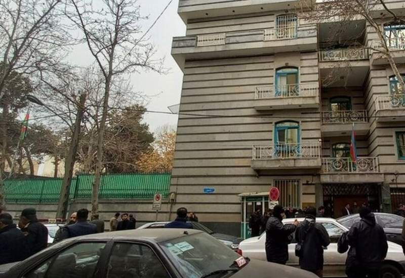 جزییات حمله مسلحانه مرگبار به سفارت جمهوری آذربایجان در تهران با یک کشته و دو زخمی + فیلم و تصاویر