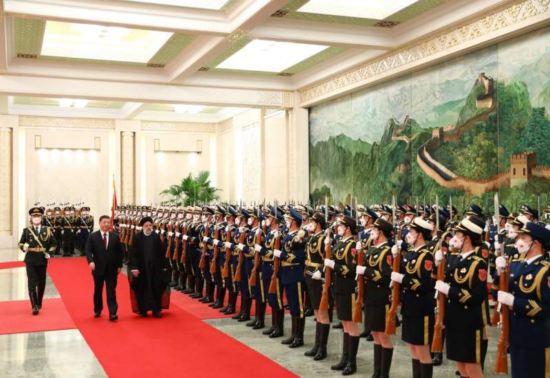(فیلم) استقبال رسمی رئیس‌جمهور چین از رئیسی