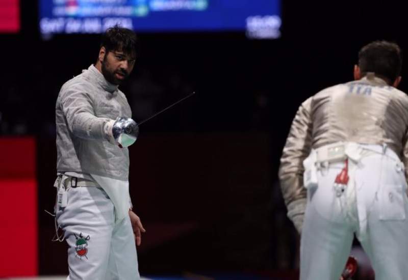 رقابت شمشیربازان ایران با وسایل قرضی در جام جهانی!