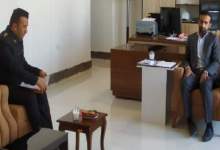 دیدار رئیس پلیس راهور شهرستان بهمئی با شهردار شهر لیکک