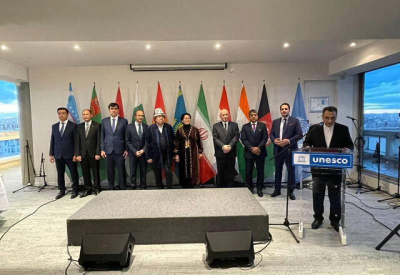 تصاویر | غیبت آذربایجان و ترکیه در جشن نوروز یونسکو با سخنرانی سفیر ایران