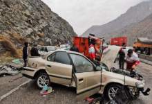 وقوع ۱۸ فقره تصادف در جاده های استان کهگیلویه و بویراحمد