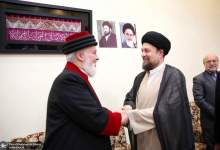 (تصاویر) دیدار رهبر جهانی آشوریان با سید حسن خمینی  