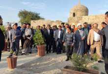 بازدید وزیر میراث فرهنگی از بلادشاپور ( + فیلم و تصاویر)  