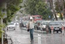 تداوم رگبار پراکنده باران و وزش باد شدید در بیشتر استان‌های کشور