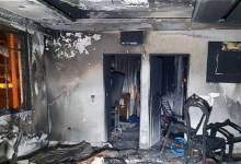 نجات جان سه کودک در شعله‌های آتش توسط ماموران کلانتری کهگیلویه