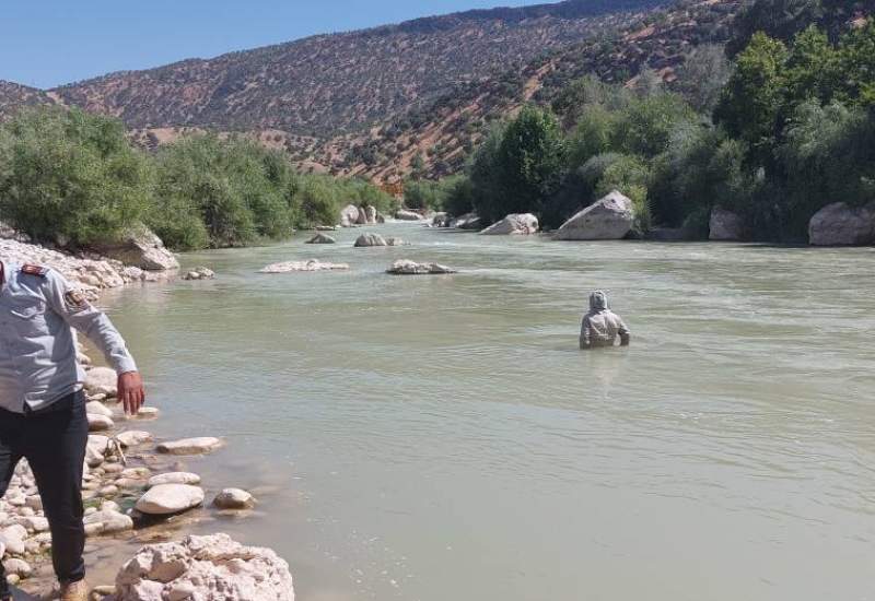 غرق شدن جوان تبعه افغان در رودخانه بشار