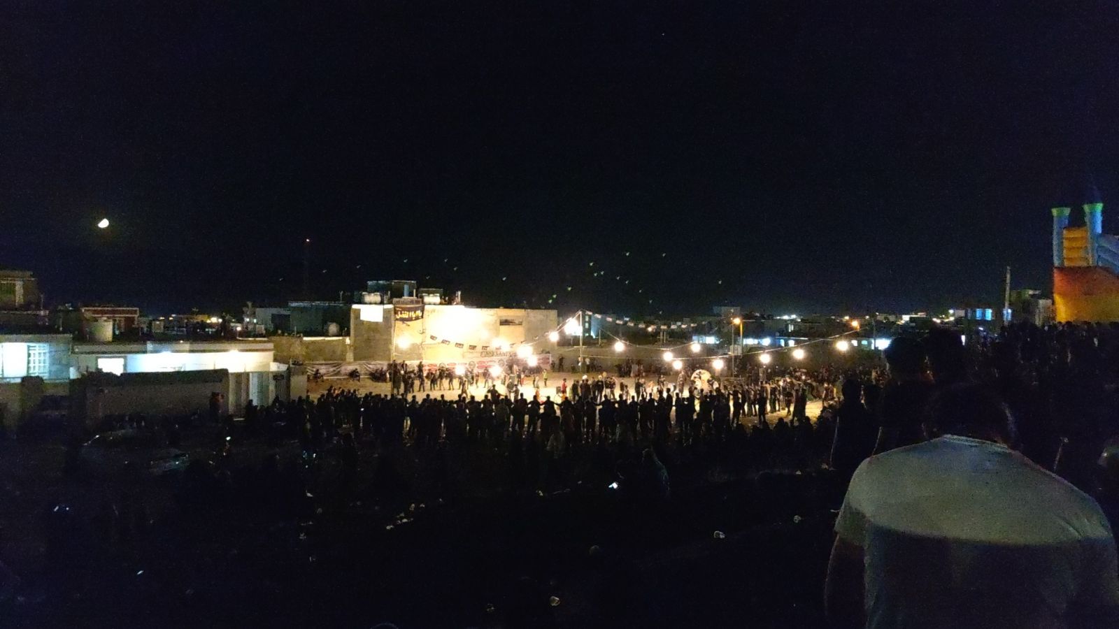 شب تاسوعا در حاشیه شهر یاسوج 